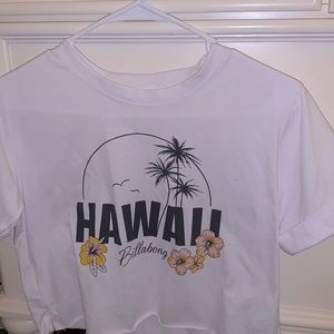 hawaii cropped tee